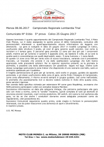 MC Monza Comunicato stampa 5° prova Colico Gara reg Lombardia (2)1